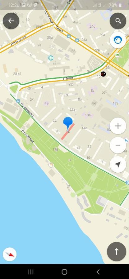Двухкомнатная Квартира 300М От Моря Ул Парковая 18 Отчетные Док 切尔诺莫斯克 外观 照片